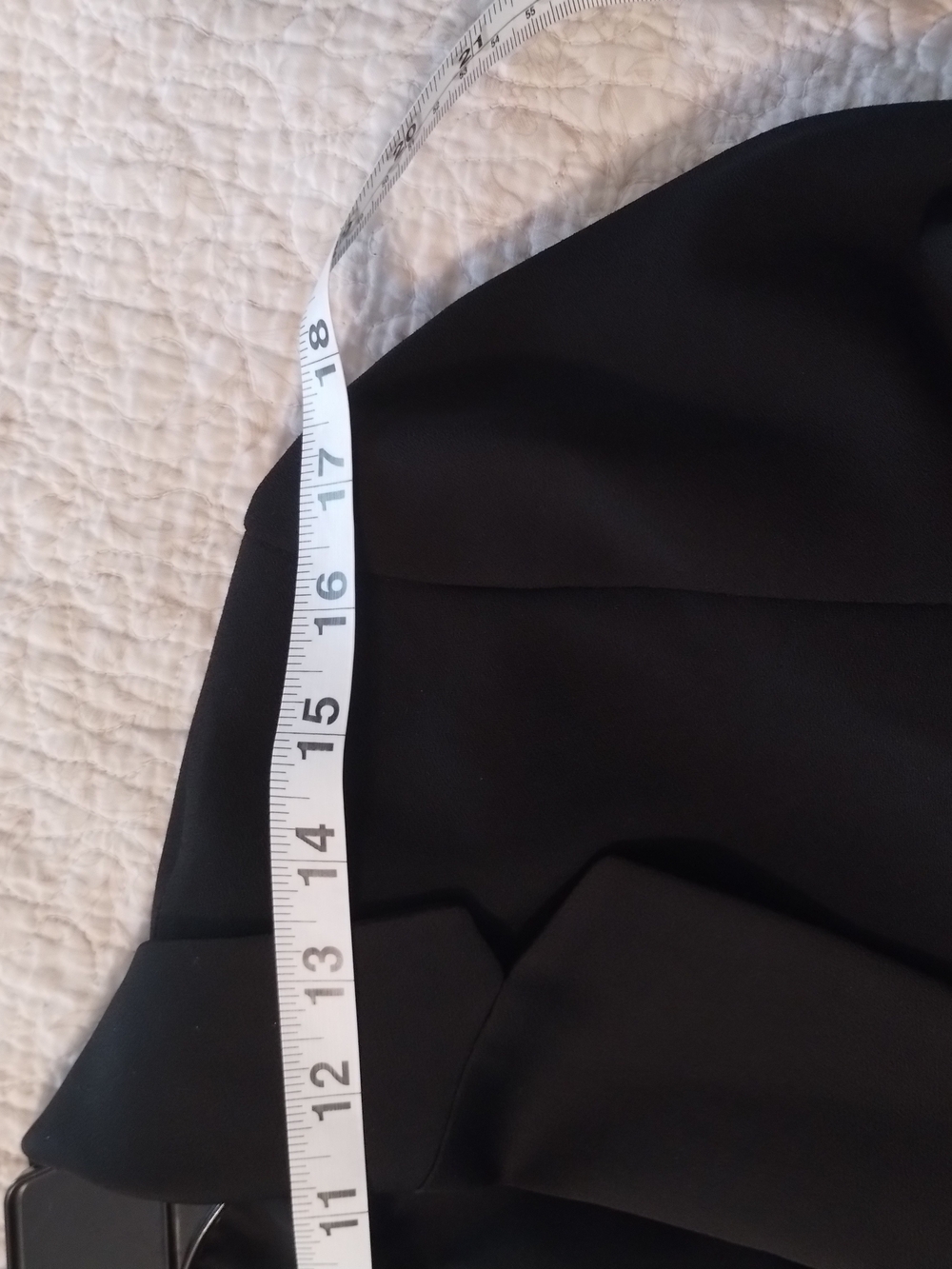 LOFT Black Single-Button Blazer with Notch Lapel - Picture 6 of 8